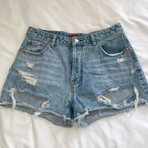 Denim shorts